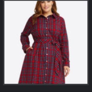 Draper James Carly Shirt Dress in Angie Plaid
